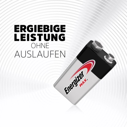 Energizer Max Alkalna baterija E-Block 9 V Pakiranje po 1 kos