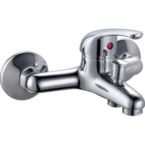 Enoročna armatura za kopalno kad Kromirana 15,6 cm × 11,7 cm × 21,4 cm