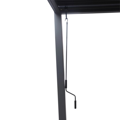 Hespéride Bioklimatska pergola Evonis 3 x 3 m Gris grafit