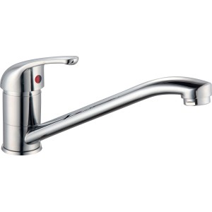 Kromirana enoročna armatura za kuhinjo Secchia