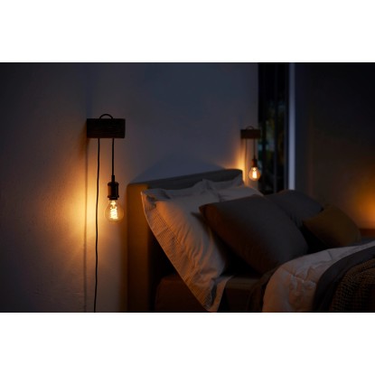 Philips Hue LED-sijalka z nitko ST19 Bela E27 Enojno pakiranje 9 W Bluetooth