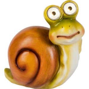 LED solarna svetilka polž