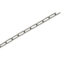 LUX-TOOLS Okrasna veriga Črna 3 mm x 3 mm Metrsko blago