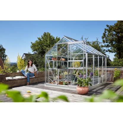 Vitavia rastlinjak Planet 5000 ESG Črn Š 195 cm x G 257 cm