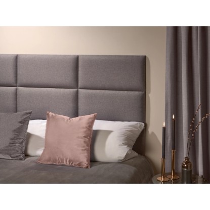 OBI Zavesa z zankami Temno siva 2-delni komplet 135 cm x 250 cm