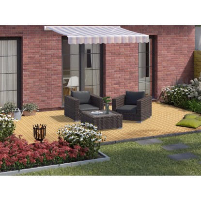 Terasna deska macesen neobdelana 200 cm x 14,5 cm x 2,8 cm