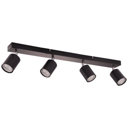 Brilliant LED-stropni reflektor Taio 4-plamenski črn 69,5 cm