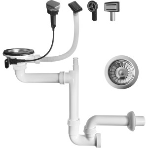 Miló Komplet cevnega sifona z ekscentrom Ø 114 mm