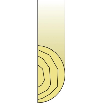 Zapah za ograjo tlačno impregniran 8 cm x 300 cm