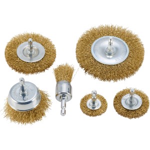 Komplet žičnih krtač 6-delni