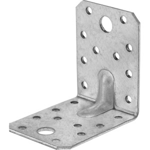 Vezni kotnik ojačan pocinkan 70 mm x 70 mm x 55 mm