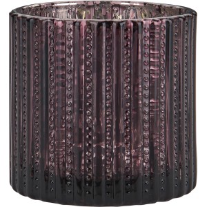 Svečnik za čajne svečke Midnight Mystery 6,8 cm x Ø 7 cm vijoličen