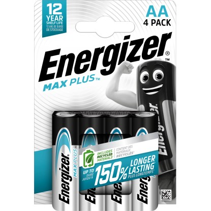 Energizer® Max Plus Alkalna AA baterija Mignon 4 kosi