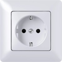 Elektromaterial Vtičnica Mikro vijačna bela