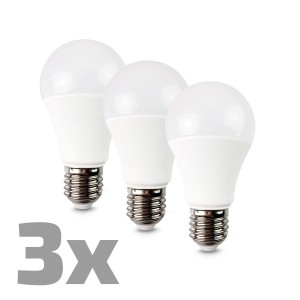 EURO-LUX LED sijalka E27, 8,5 W (60 W), 806 lm, 3000 K, 3 kosi