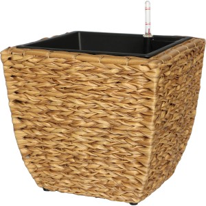 Korito za rastline 33,5 cm x 37,5 cm x 37,5 cm naravne barve