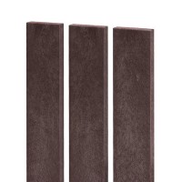 Cortinaplast PVC Ograjna letev vodoravna 130 mm x 30 mm x 2000 mm rjava