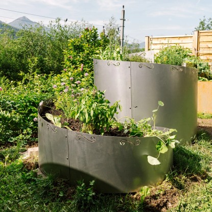 Bellissa Zeliščna spirala pocinkana 80 cm × 140 cm × 130 cm