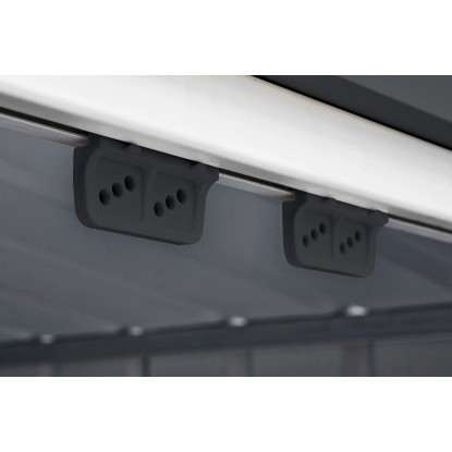 Globel Industries kovinska lopa 10x8 antracit Š x G: 295 cm x 237 cm