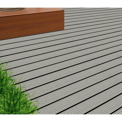 Terasna deska WPC svetlo siva 2,1 cm x 14,5 cm x 300 cm