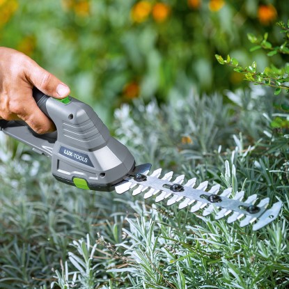 LUX-TOOLS Akumulatorske škarje za travo in grmičke 1 PowerSystem A-GS-20/20