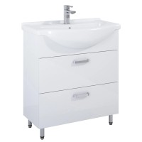 Omarica pod umivalnikom Eve 75 cm 2 predala bela