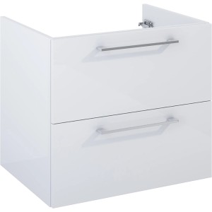 Maximus Podumivalniška omara 60 cm Stylo 2 predala bele barve