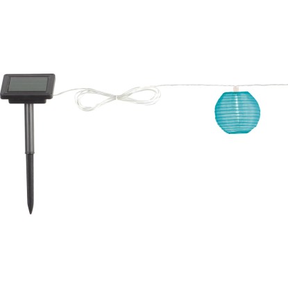 Solarna svetlobna LED-veriga Pisana 10 LED lampijonov