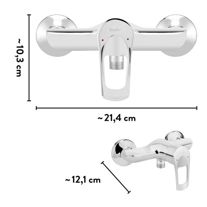 baliv Armatura za tuš DU-5160 Kromirana