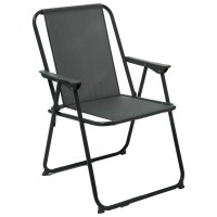 Zložljivi stol Grecia črn 55 x 52 x 76 cm