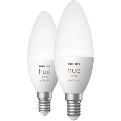 Philips Hue E14 Dvojno pakiranje White & Color Ambiance 2 x 470 lm