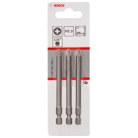 Bosch Vijačni nastavki Extra Hard PZ2 89 mm 3 kosi