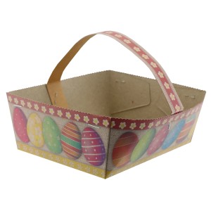 Okrasni kartonska košara za jajca Craft 13 cm x 16 cm