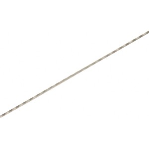 Žična vrv Ø 4 mm srebrna metrsko blago