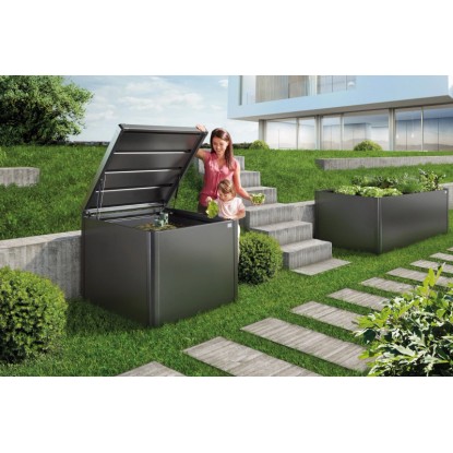 Biohort Kompostnik MonAmi Temno siva 86 cm x 102 cm x 102 cm