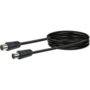 Schwaiger Antenski priključni kabel 1,5 m Črne barve