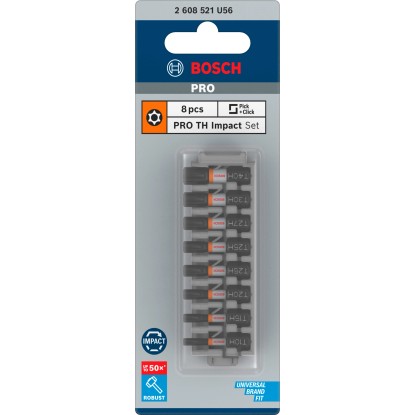 Bosch Set nastavkov Torx Security Pro Impact 8-delni