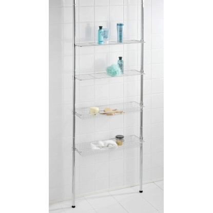Wenko teleskopski regal Ellera Krom 65 - 285 cm x 71 cm x 20 cm