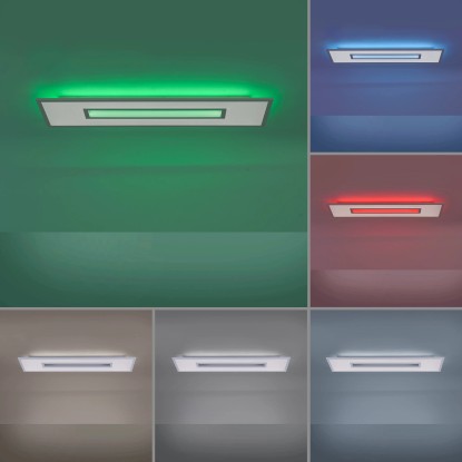 LED stropna svetilka Recess 100 x 29,5 cm, 2700-5000 K, RGB