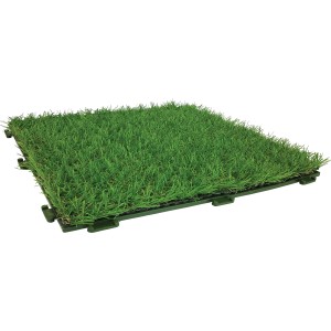 Komplet ploščic na klik Umetna trava 6-delni 30 x 30 cm