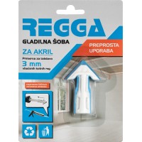 Regga Gladilna šoba za akril modra 3 mm