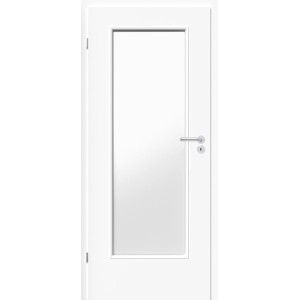 Classen Notranja vrata Natura HR m.4 steklo bela CPL leva 750 mm x 2000 mm