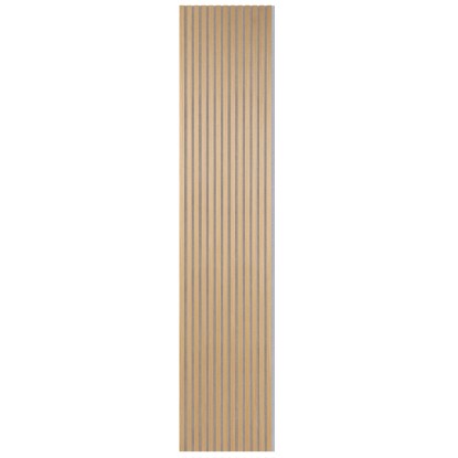 Akustični panel svetli hrast na sivi podlagi 244 cm x 52 cm x 1,8 cm
