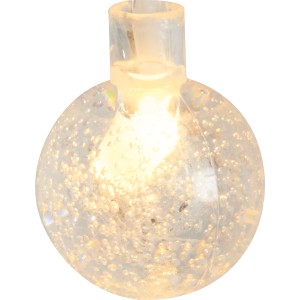 Solarna svetlobna LED-veriga Topla bela 10 LED-sijalk