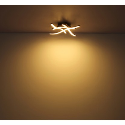 Globo LED-stropna svetilka Evita 43 cm