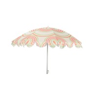 Redcliff Senčnik za plažo s preklopom Ø 160 cm retro