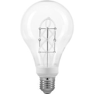 Dekorativna LED-sijalka oblike žarnice E27/2,2 W Modra