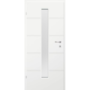 Classen Notranja vrata Savona m.2 steklo belo lakirana leva 650 mm x 2000 mm