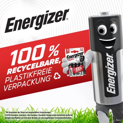 Energizer Max Alkalna baterija AA Mignon Pakiranje po 8 kosov
