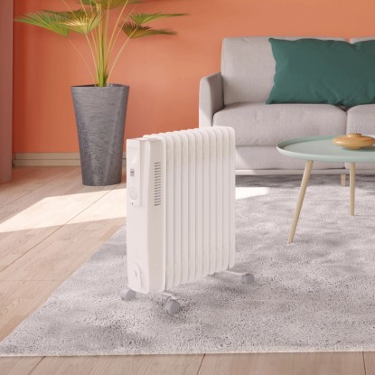 Električni radiator Grena bela 2.500 W oljni grelnik